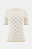 Kadın  Rosie 4G Logo T-Shirt - Beyaz | L