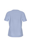 Kadın CN SS Love Triangle T-Shirt - Mavi | S