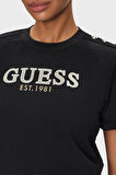 Guess Bayan T Shirt W5GI15 K8FQ4 JBLK