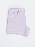 Guess Jeans GJ HIGHWAIST MOM SHORT Kadın Lila Şort W5GD0SD5M62-GJPR