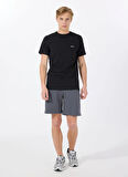 Guess Bisiklet Yaka Desenli Siyah Erkek T-Shirt M4GI70KC9X0JBLK SS CN BASIC PIMA