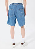 Erkek Regular Fit Desenli Denim Şort M5GD35D5M54GAM1 GJ JOGGER DENIM S
