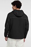 Erkek GJ Packable Windbrak Mont - Siyah | XL