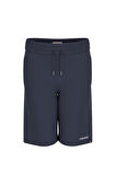 Erkek Guess Jeans Regular Embro Şort - Lacivert | M