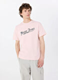 Guess Jeans Bisiklet Yaka Desenli Pembe Erkek T-Shirt M5GI54K8FQ4G6R4 GJ SS CN REG 1981