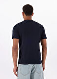Guess Jeans Bisiklet Yaka Desenli Lacivert Erkek T-Shirt M5GI55K8FQ4A71W GJ SS CN REG PALM