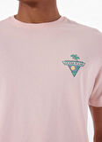 Guess Jeans Bisiklet Yaka Desenli Pembe Erkek T-Shirt M5GI55K8FQ4G6R4 GJ SS CN REG PALM