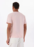 Guess Jeans Bisiklet Yaka Desenli Pembe Erkek T-Shirt M5GI55K8FQ4G6R4 GJ SS CN REG PALM