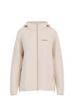 Kadın GJ Packable Windbrea Fermuarlı Sweatshirt - Krem | S