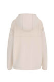 Kadın GJ Packable Windbrea Fermuarlı Sweatshirt - Krem | S