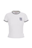 Kadın  GJ SS Slim Stamp Hea T-Shirt - Beyaz | S