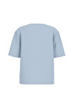 Kadın  Gj SS Cn Os Curved T-Shirt - Açık Mavi | L