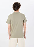 Guess Bisiklet Yaka Desenli Yeşil Erkek T-Shirt M5GI06I3Z14A81T SS CN TRIANGLE TEE