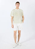 Guess Bisiklet Yaka Desenli Haki Erkek T-Shirt M5GI70I3Z14A82C SS CN INSIDE SPRAY