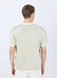 Guess Bisiklet Yaka Desenli Haki Erkek T-Shirt M5GI70I3Z14A82C SS CN INSIDE SPRAY