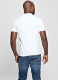 Guess Desenli Beyaz Erkek Polo T-Shirt M5GP60K7O64G011 LYLE SS POLO