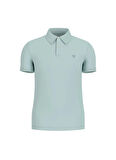 Guess Desenli Yeşil Erkek Polo T-Shirt M5GP66J1314G8CV NOLAN SS POLO