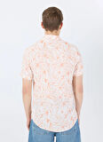 Guess Standart Yeşil Desenli Erkek Gömlek M5GH75WD4Z2P34M SS ECO RAYON OIL