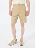 Guess Regular Fit Bej Erkek Şort M5GD47WFIC0G1FE CLEMENT TWILL SHRT
