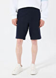 Lacivert Erkek Loose Fit Desenli Sweat Şort M5GD10KCN01G7V2 CLOVIS SHORTS