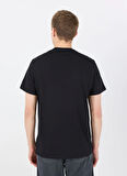 Guess Bisiklet Yaka Desenli Siyah Erkek T-Shirt M5GI17K8FQ4JBLK SS CN GUESS FLOWER