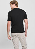 Guess Desenli Siyah Erkek Polo T-Shirt M5GP60K7O64JBLK LYLE SS POLO