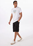 Guess Regular Fit Siyah Erkek Şort M5GD53WGCVAJBLK GO TWILL CARGO SHT