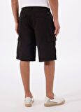 Guess Regular Fit Siyah Erkek Şort M5GD53WGCVAJBLK GO TWILL CARGO SHT