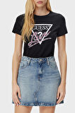 Guess Bayan T Shirt W5GI05 I3Z14 JBLK