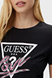 Guess Bayan T Shirt W5GI05 I3Z14 JBLK