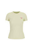 Kadın SS CN Mini Triangle T-Shirt - Yeşil | S
