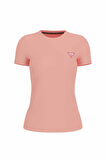 Kadın SS Cn Mini Triangle T-Shirt - Pembe | L