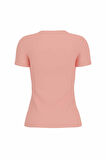 Kadın SS Cn Mini Triangle T-Shirt - Pembe | L
