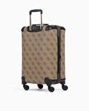 Guess Berta 22 In 8-Wheeler Monogram Desenli Orta Boy Valiz