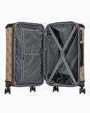 Guess Berta 22 In 8-Wheeler Monogram Desenli Orta Boy Valiz