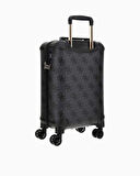 Guess Berta 18 In 8-Wheeler Monogram Desenli Kabin Boy Valiz