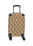 Guess Kahve Çekçekli Sert Valiz BERTA 18 IN 4-WHEELE - 89830