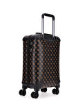 Guess Kahve Çekçekli Sert Valiz TRAVEL - 29830