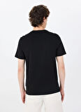 Guess Jeans Bisiklet Yaka Desenli Siyah Erkek T-Shirt M5GI23K8HM0JBLK GJ SS CN SLIM SUNS