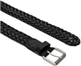 Guess Erkek Aveiro Siyah Ayarsız Kemer 35 mm