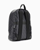 Guess Milano Compact Monogram Desenli Sırt Çantası