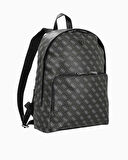 Guess Milano Compact Monogram Desenli Sırt Çantası