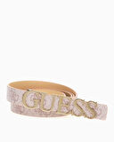 Guess Eco Erico Monogram Baskılı Kemer