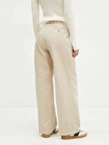 Guess Jeans GJ WIDE LEG TROUSER Kadın Krem Pantolon W4BB44WGCV2-G053
