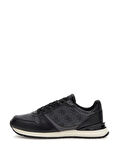 Guess Erkek Siyah 4G Logolu   Sneaker