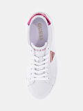 Guess Kadın Denesa Beyaz Metalik Detaylı Sneaker