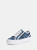 Guess Kadın Jelexa Mavi 4G ve Peony Logolu Sneaker