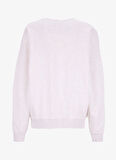 Guess Gömlek Yaka Krem Kadın Sweatshırt Roberta Kadın Aktif Sweatshirt