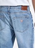 Guess Jeans Normal Bel Relaxed Mavi Erkek Denim Pantolon M5YA90D5R2A-GJED Guess Jeans Erkek