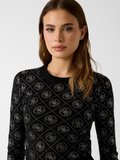 Guess W6RR66Z3JD2 Ls Cn Rhinestones 4G Kadın Kazak